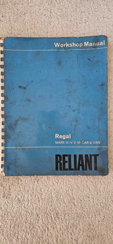 Vintage workshop manual for - workshop,