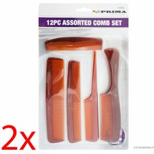 12pc hair comb kit styling - 12pc,
