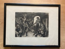 George Percy Jacomb Hood. Glass Bottle Blowing. Etching