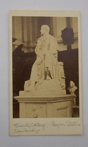 Cdv statue byron - of,