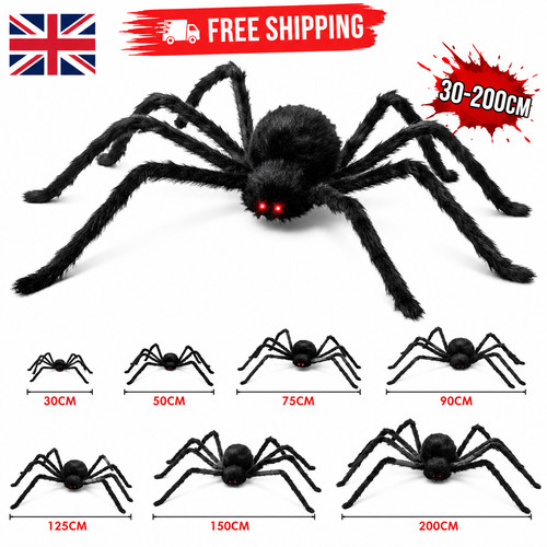 Halloween giant plush spider - giant,