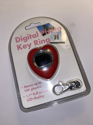 Digital photo keyring - photo, heart