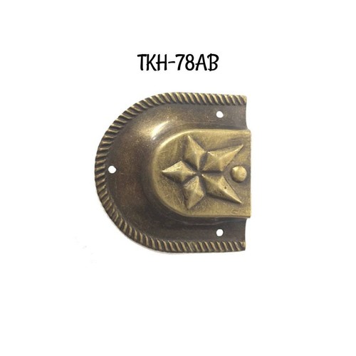 Trunk handle stamped steel cap - steel,