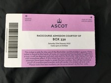 2022 Royal Ascot Box Ticket