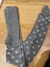 zara girls unused spotty tights long socks glitter