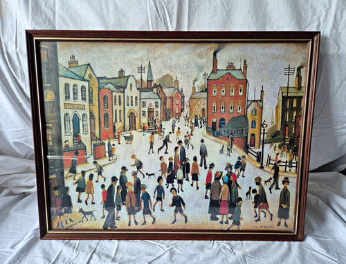 Three lowry framed - l.s,