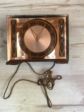 SMITHS SECTRIC ART DECO ELECTRIC Mantle Clock ( Untested )
