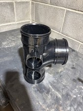 110mm Solvent Weld Black T