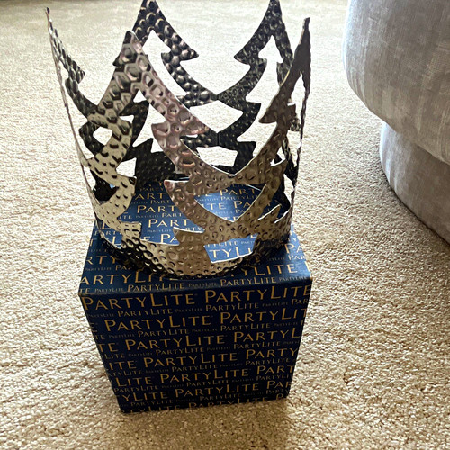 Partylite silver hammered - partylite,