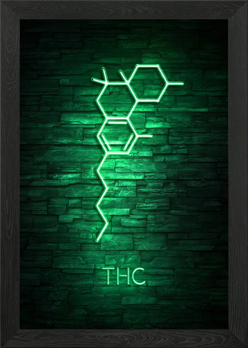 Thc neon molecule - neon,