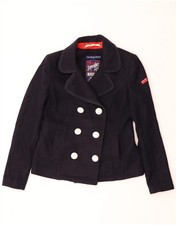 SUPERDRY Womens Pea Coat UK 14