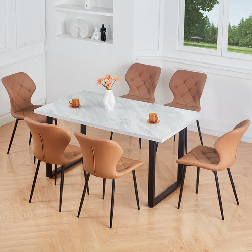 Wooden table marble - wooden,