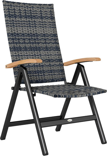 Outsunny folding garden - garden, chair