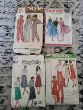 Vintage Simplicity Style Burda Clothing Patterns X4