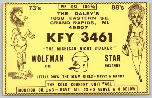 Vintage radio qsl - vintage, kfy