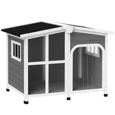PawHut Wooden Dog Kennel, Dog