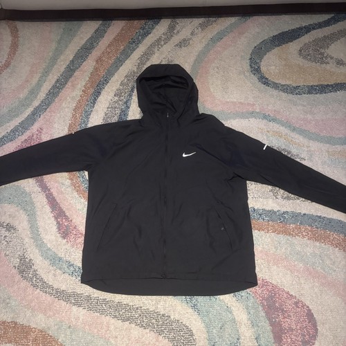 Nike black miller jacket - black, size
