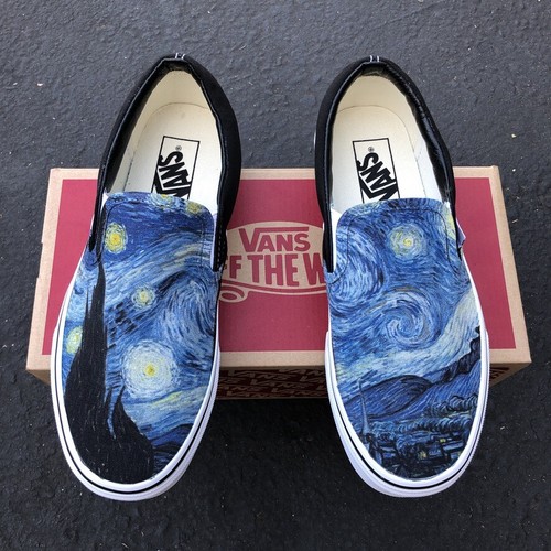 Starry night slip vans - starry,