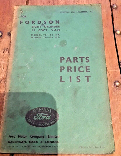 Vintage fordson eight - fordson,