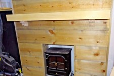 REAL PINE MANTLE SHELF