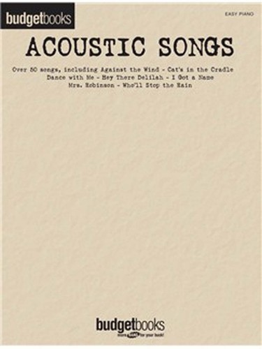 Budget books acoustic songs - budget,