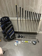 CALLAWAY / COBRA LEFT HANDED GOLF CLUBS FULL SET MENS RH + BAG + ACCESSORIES