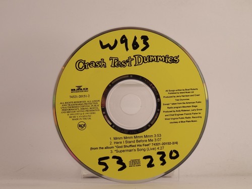 Crash test dummies mmm - mmm, etc