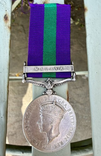 General service medal malaya - service,