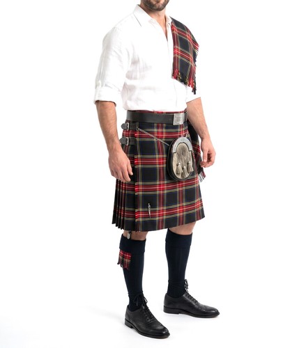 Stewart black tartan yard - stewart,