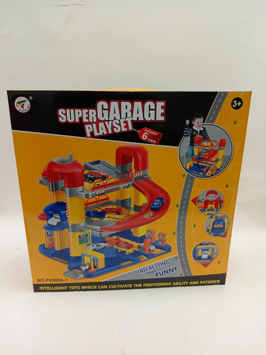 Super garage playset with - playset,