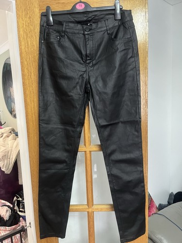 Smack pvc leather look - pvc, jeans