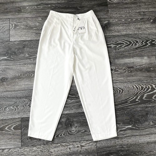 Zara white tailored tapered - zara, |