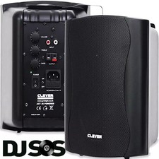 35W Black Active Studio Monitor Bookshelf Speakers ACT35 HiFi with Brackets PAIR