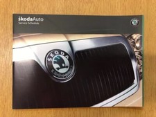 Skoda service book brand new