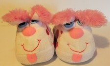 Idea Village Stompeez Girl's Small Bunny Slippers Plush 