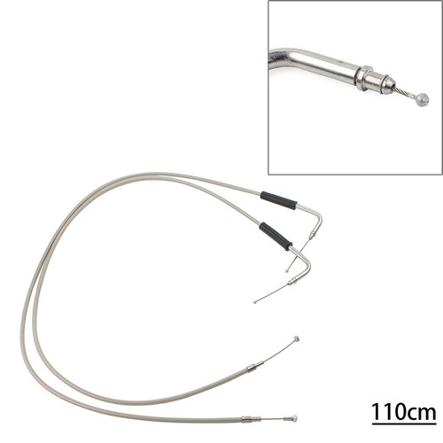 Stainless steel throttle cable - steel,