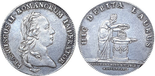 Frankfurt 1792 unc silver - unc,