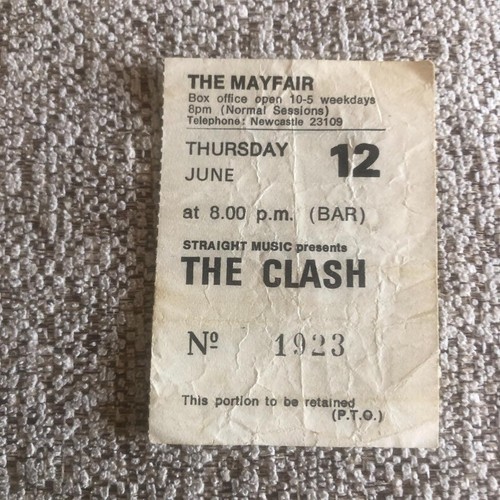 The clash ticket mayfair - the,