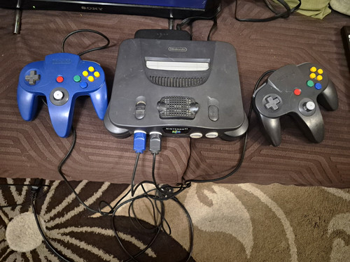 Nintendo n64 grey pal home - n64,