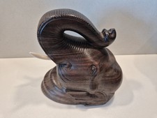 WOODEN VINTAGE INDIAN ELEPHANT