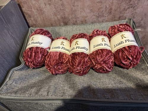 100g balls chenille yarn - balls,