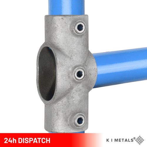 Galvanised key clamp handrail - galvanised,