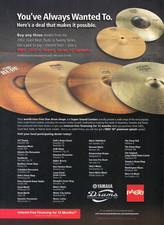 2008 Print Ad of Paiste 2002, Giant Beat, Rude, Twenty Drum Cymbals
