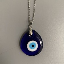 Evil Eye Pendant, Silver