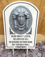 Disney Parks The Haunted Mansion MADAME LEOTA Halloween Foam Tombstone Prop ❤️