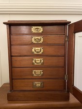 Fine mahogany mini chest of