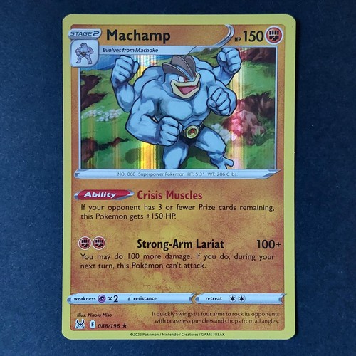 Machamp 088 196 holo - machamp, 088/196