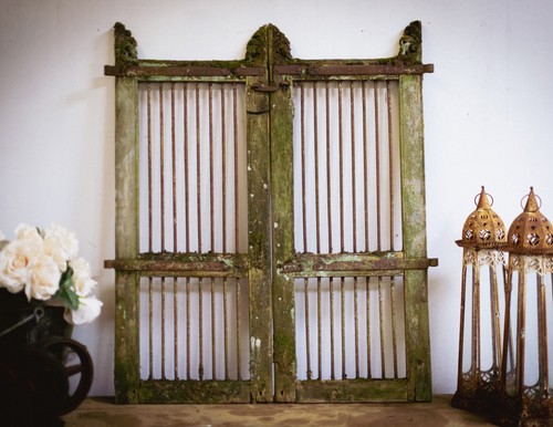 Antique indian teak - antique, door