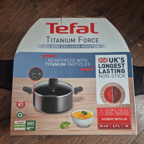 Tefal titanium force 24cm stew - tefal,