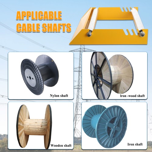 Heavy duty metal cable drum - heavy,